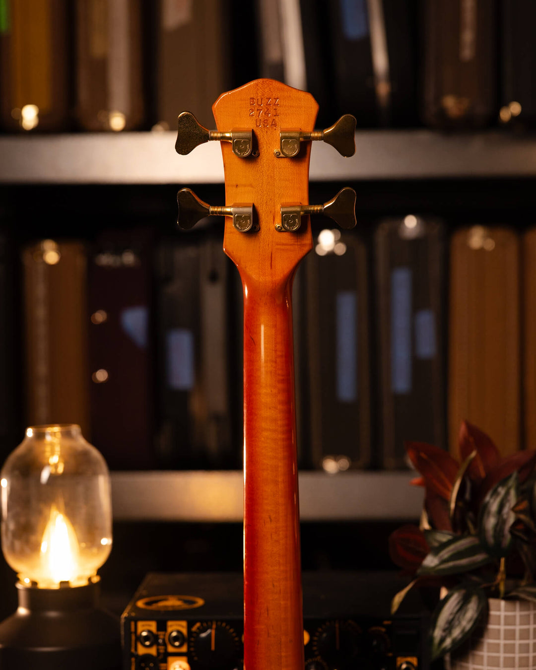 Pedulla Custom MVP Fretless 4 Orange Sunburt 1995