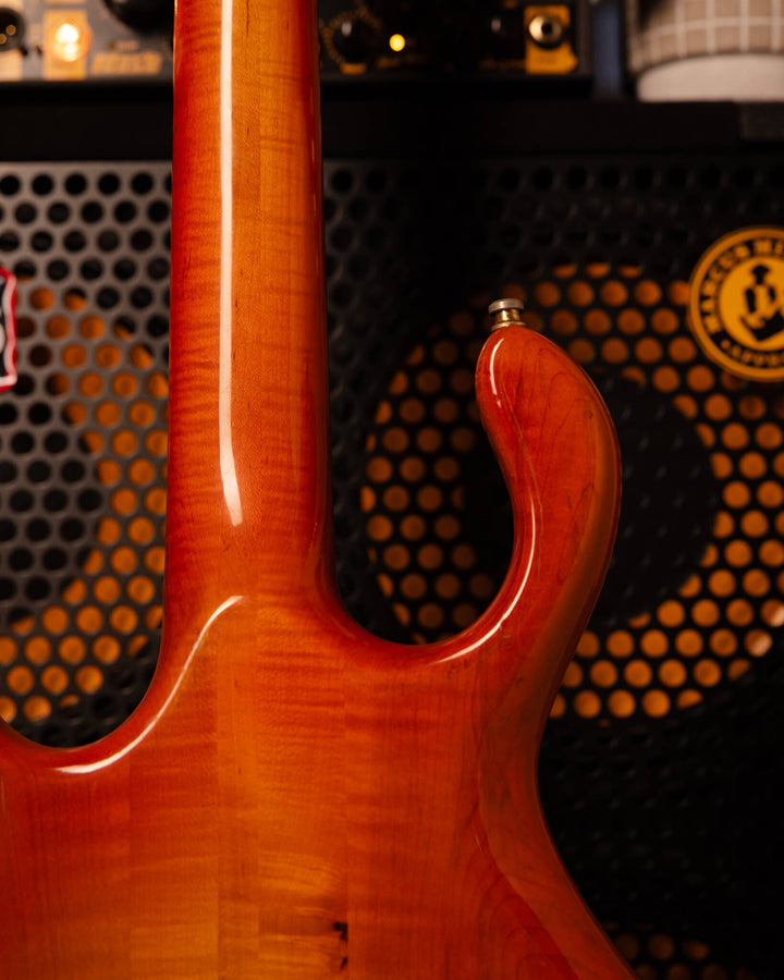 Pedulla Custom MVP Fretless 4 Orange Sunburt 1995