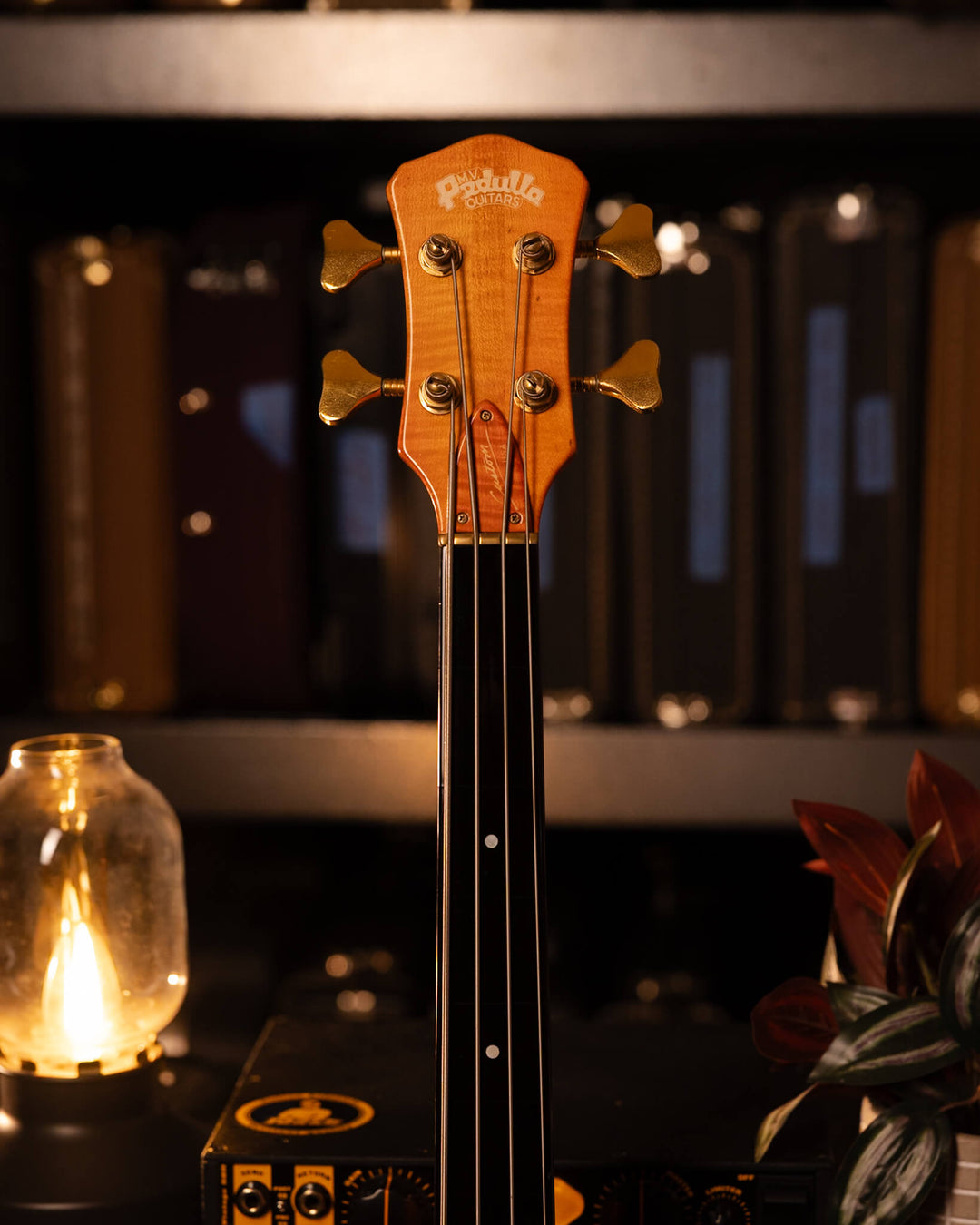 Pedulla Custom MVP Fretless 4 Orange Sunburt 1995