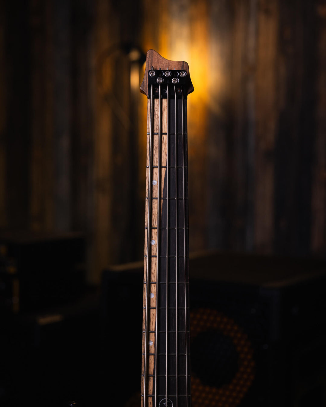 S. Martyn Blaze 5 Guajuvira NAMM Show 2025 - Bajo Eléctrico | Cuerpo • Modelo: Blaze• Madera: Cedro• Terminación: Matte Brazo • Madera: Peroba Rosa • Perfil: "C"• Terminación: Matte• Espaciado: 16,5 mm• Escala: 30"• Nuez: Graphtech Black TUSQ Diapasón • M