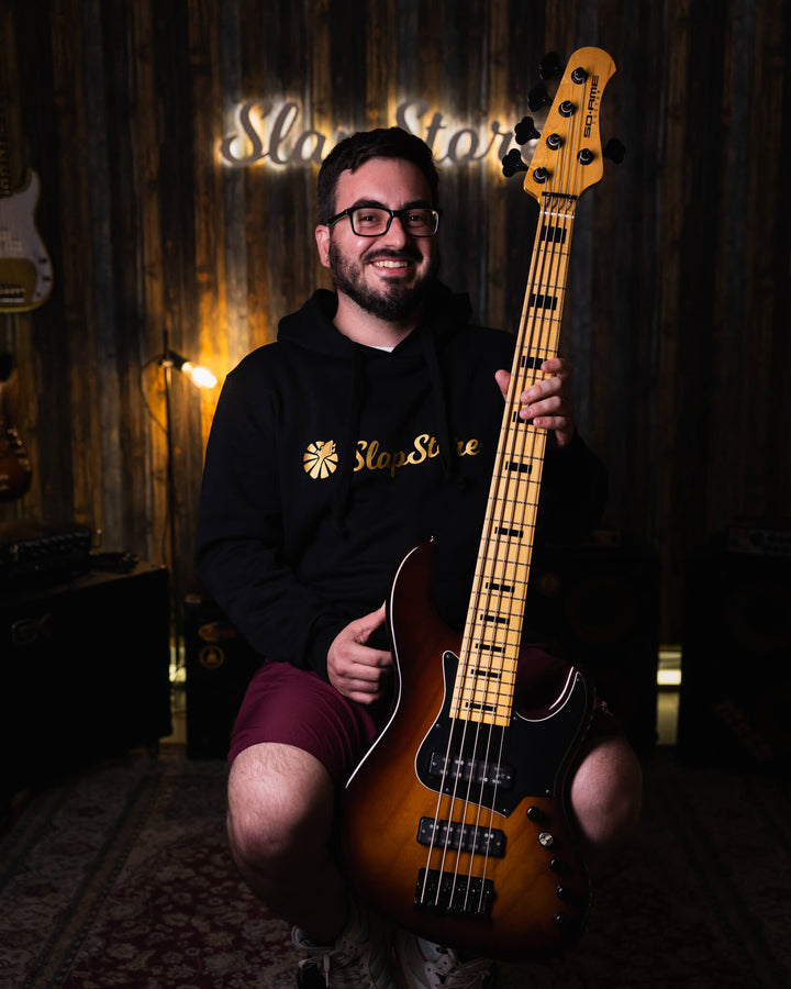 Soame H524 Sunburst 2017 - Bajo Eléctrico | Estos increíbles bajos toman todo lo bueno de modelos clásicos y le integran todas las mejoras que se han creado con el tiempo, detalles cómo sus necks encastrados a 6 tornillos, puente de alta masa y sistema ac