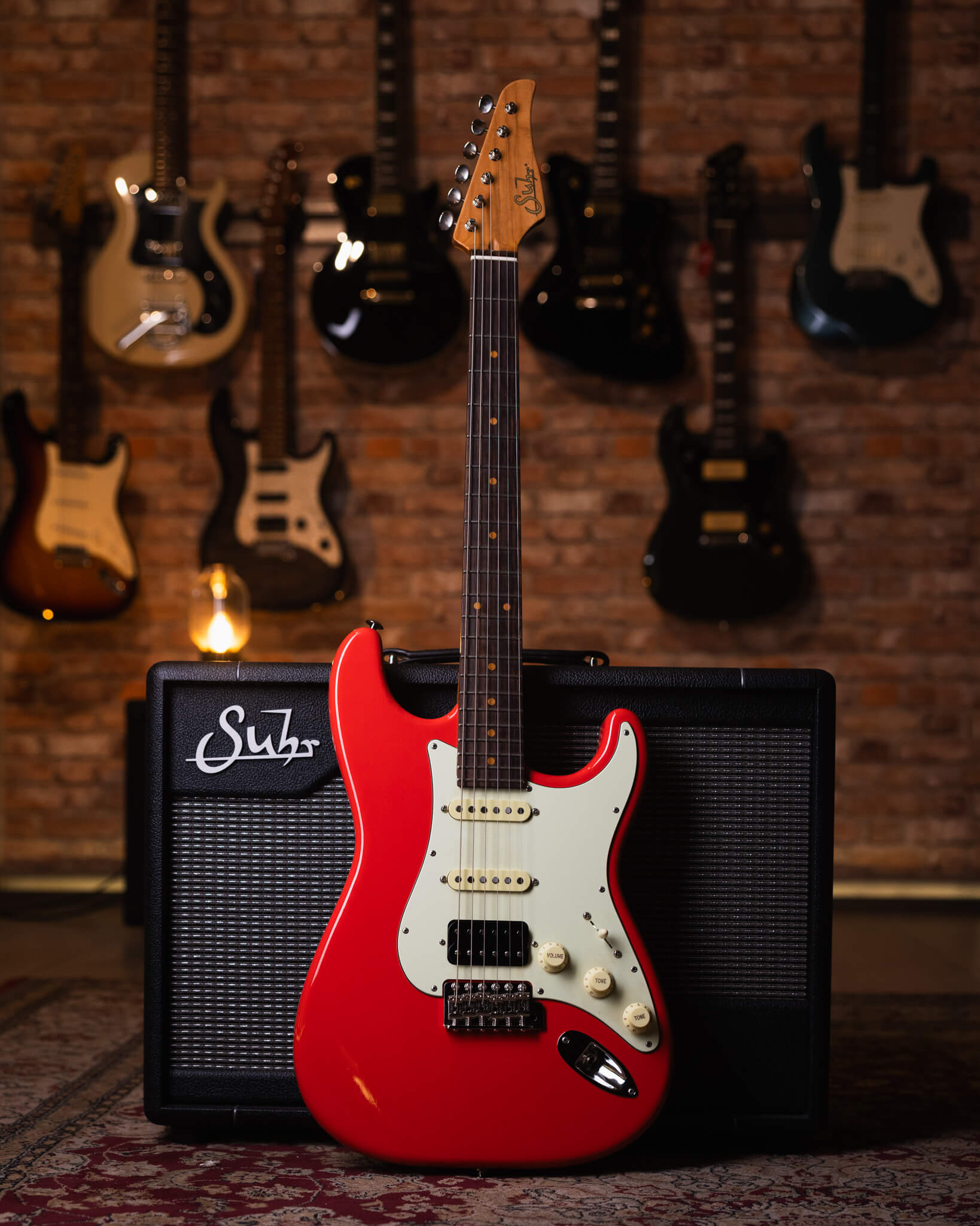 ギター Suhr Classic S Suhr Classic S Vintage Limited Edition Fiesta Red - Guitarra