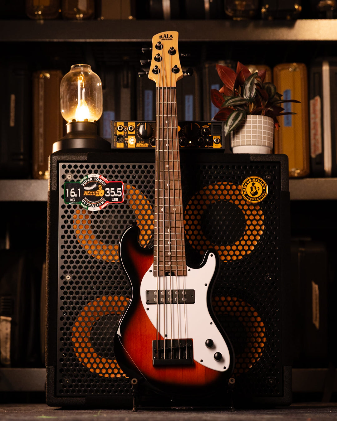 Ubass Kala Solid Body 5 Tobacco Sunburst