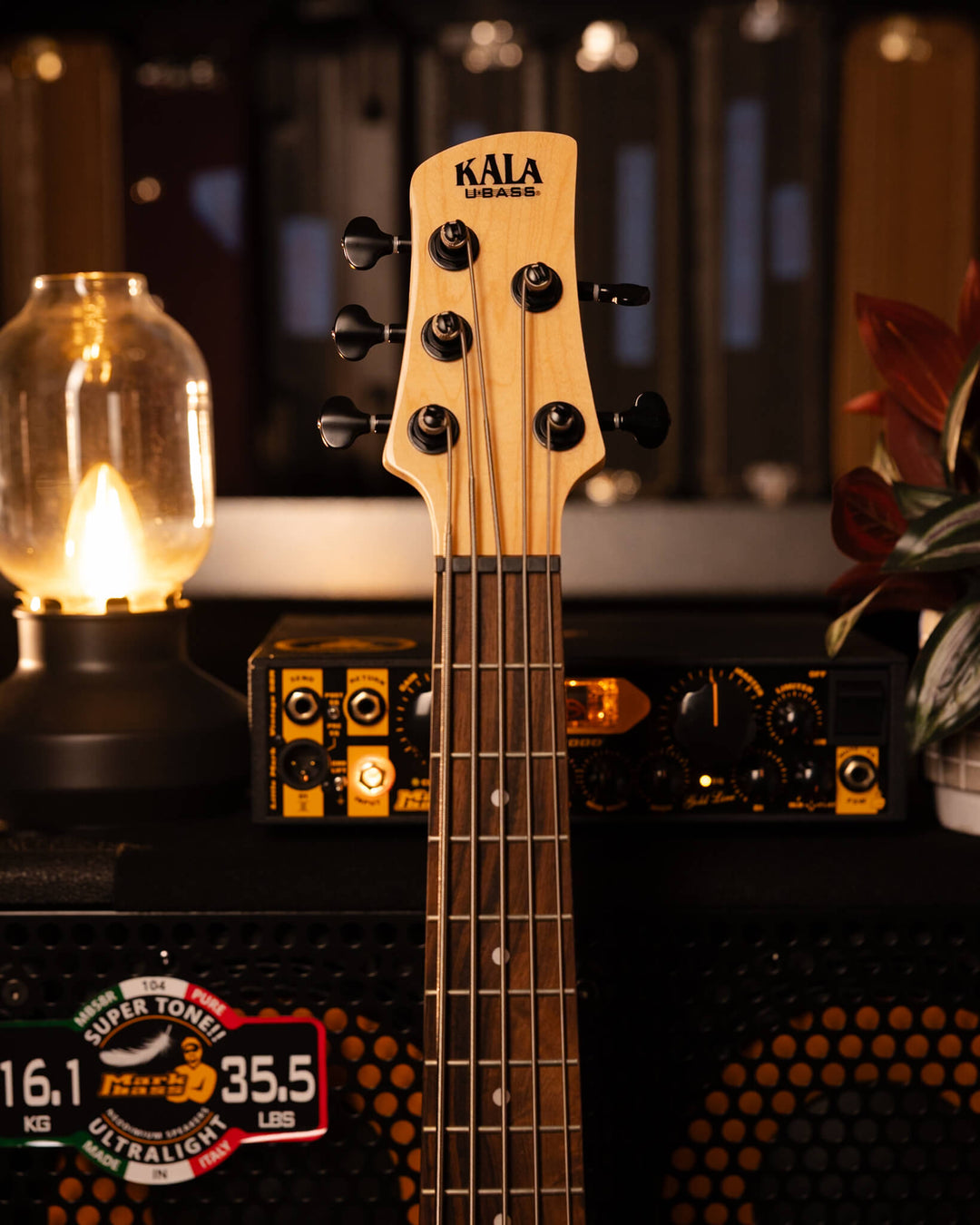 Ubass Kala Solid Body 5 Tobacco Sunburst