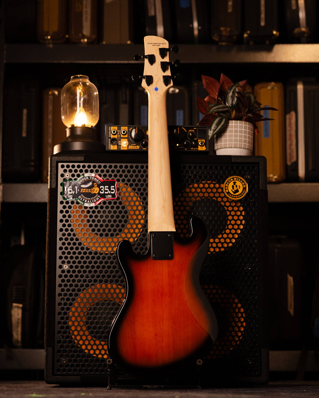Ubass Kala Solid Body 5 Tobacco Sunburst