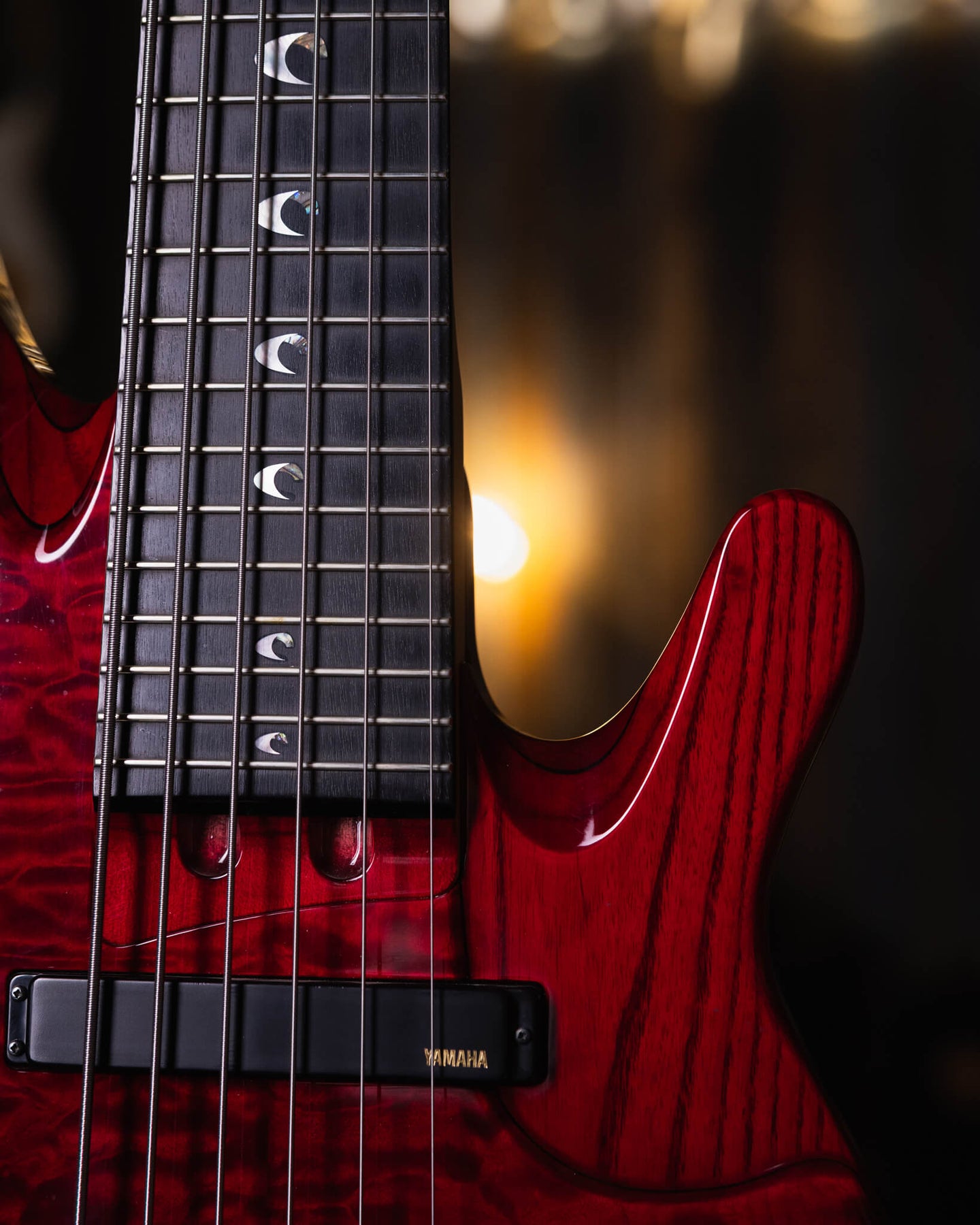 Yamaha TRB-JP2 Translucent Dark Red 2016 - Bajo Eléctrico | Gearhub 🌶️