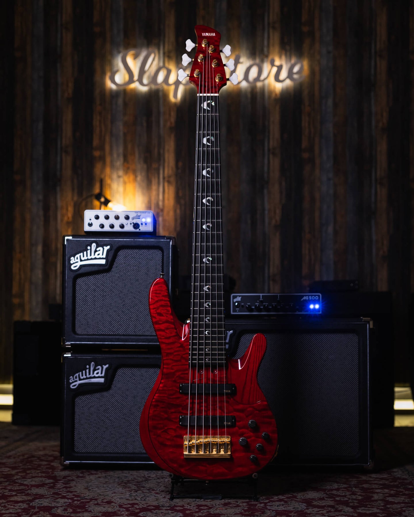 Yamaha TRB-JP2 Translucent Dark Red 2016 - Bajo Eléctrico | Gearhub 🌶️