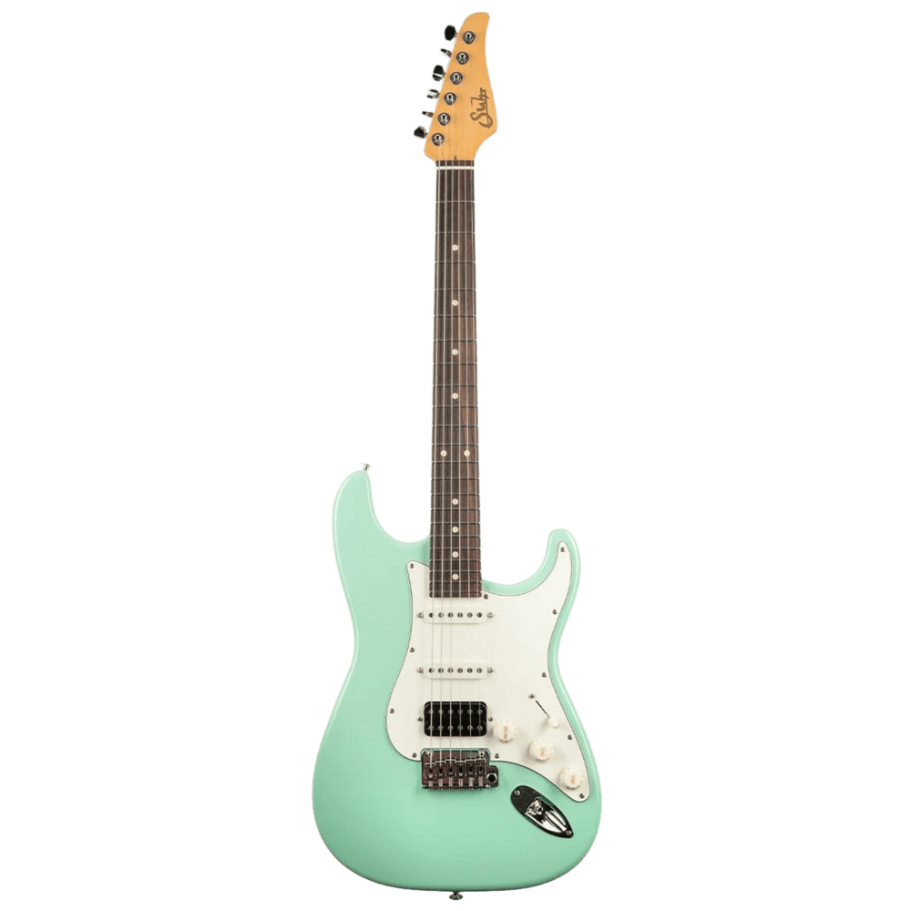 Suhr Classic S Surf Green - Guitarra Eléctrica | El Classic S presenta un perfil de mástil estándar vintage en C de los años 60 con diapasón de palisandro indio o arce y bobinas simples V60LP. El Classic S conserva muchas de las especificaciones originale
