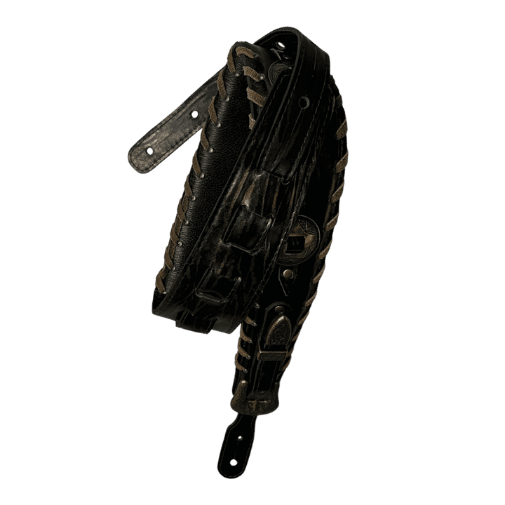 Evo Tex-Mex 3" Wengue Wood - Correa de Bajo | * Foto referencial: Al ser un producto de cuero, el color y patrón de puede variar ligeramente* Hecha a mano en Brasil* Largo mínimo: 110cm. (Aproximadamente) | Gearhub