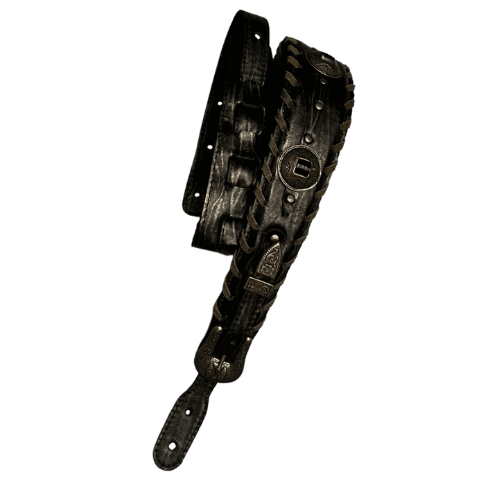 Evo Tex-Mex 3" Wengue Wood - Correa de Bajo | * Foto referencial: Al ser un producto de cuero, el color y patrón de puede variar ligeramente* Hecha a mano en Brasil* Largo mínimo: 110cm. (Aproximadamente) | Gearhub