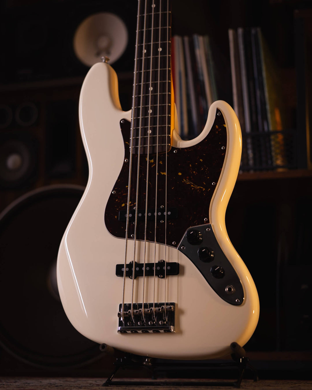 Fender V American Professional II Jazz Bass Olympic White 2022