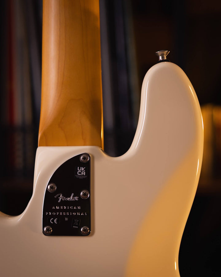 Fender V American Professional II Jazz Bass Olympic White 2022
