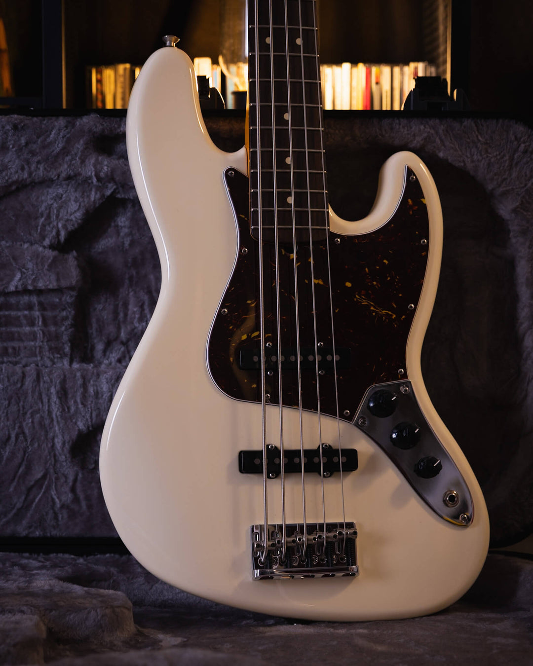 Fender V American Professional II Jazz Bass Olympic White 2022