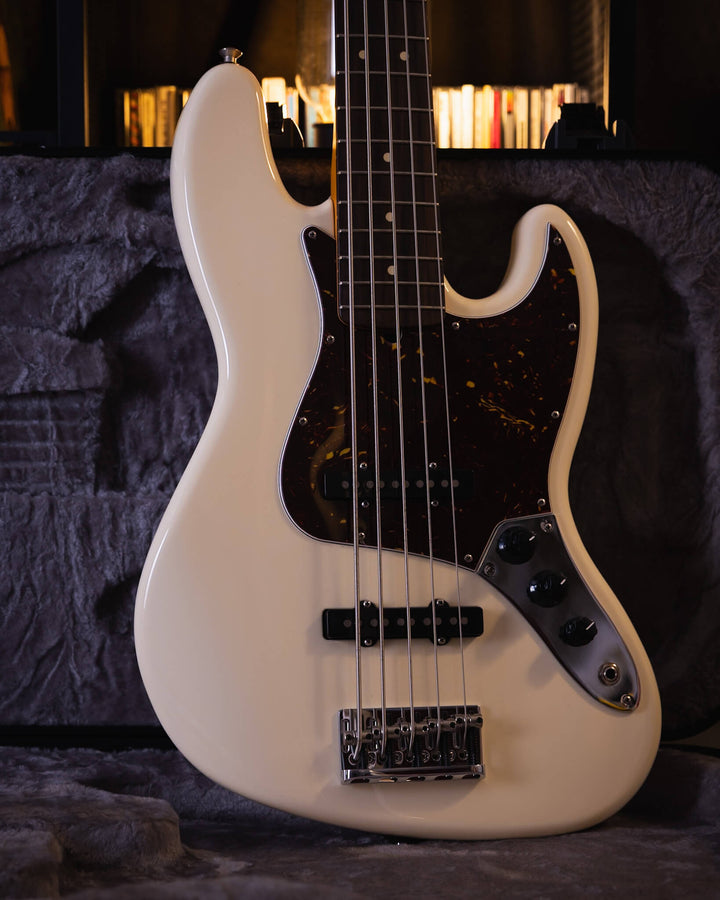 Fender V American Professional II Jazz Bass Olympic White 2022