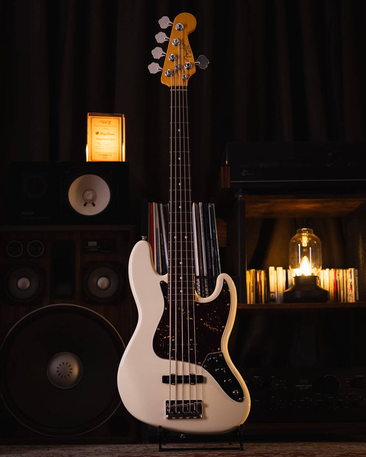 Fender V American Professional II Jazz Bass Olympic White 2022