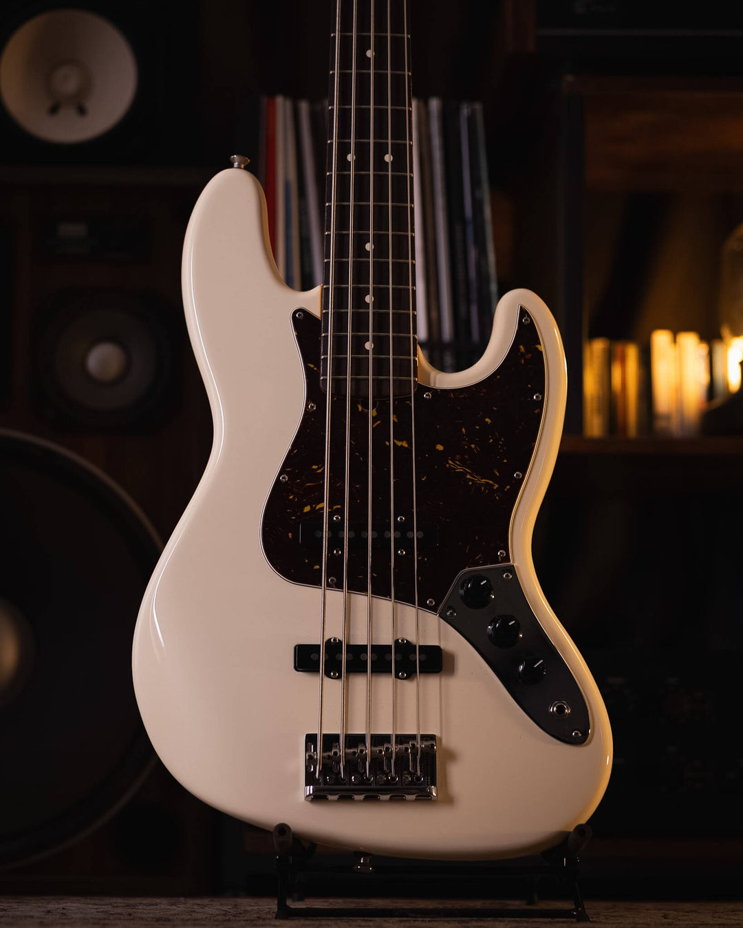 Fender V American Professional II Jazz Bass Olympic White 2022