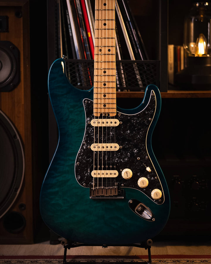 Fender American Elite Stratocaster LTD QMT Aqua Marine Metallic 2019