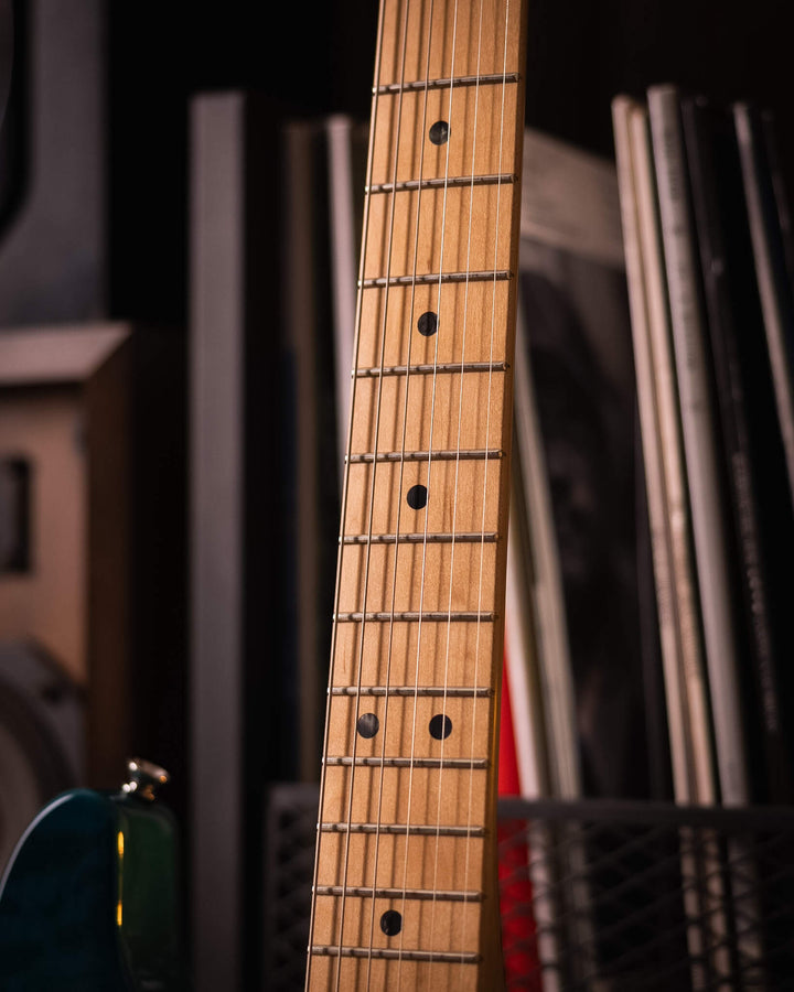 Fender American Elite Stratocaster LTD QMT Aqua Marine Metallic 2019
