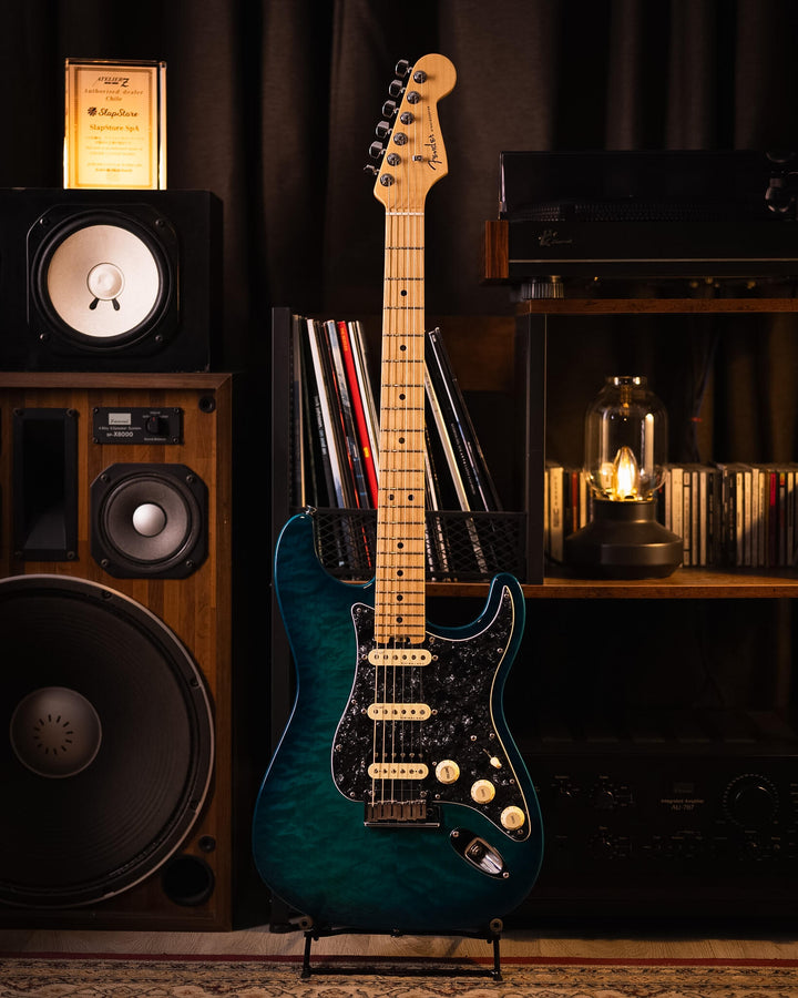 Fender American Elite Stratocaster LTD QMT Aqua Marine Metallic 2019