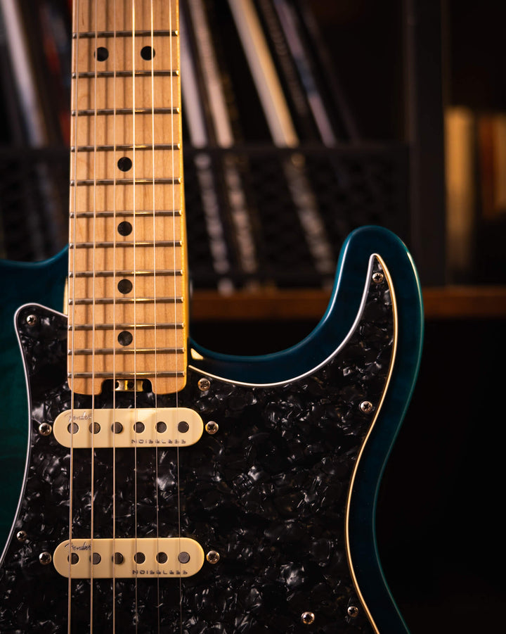 Fender American Elite Stratocaster LTD QMT Aqua Marine Metallic 2019