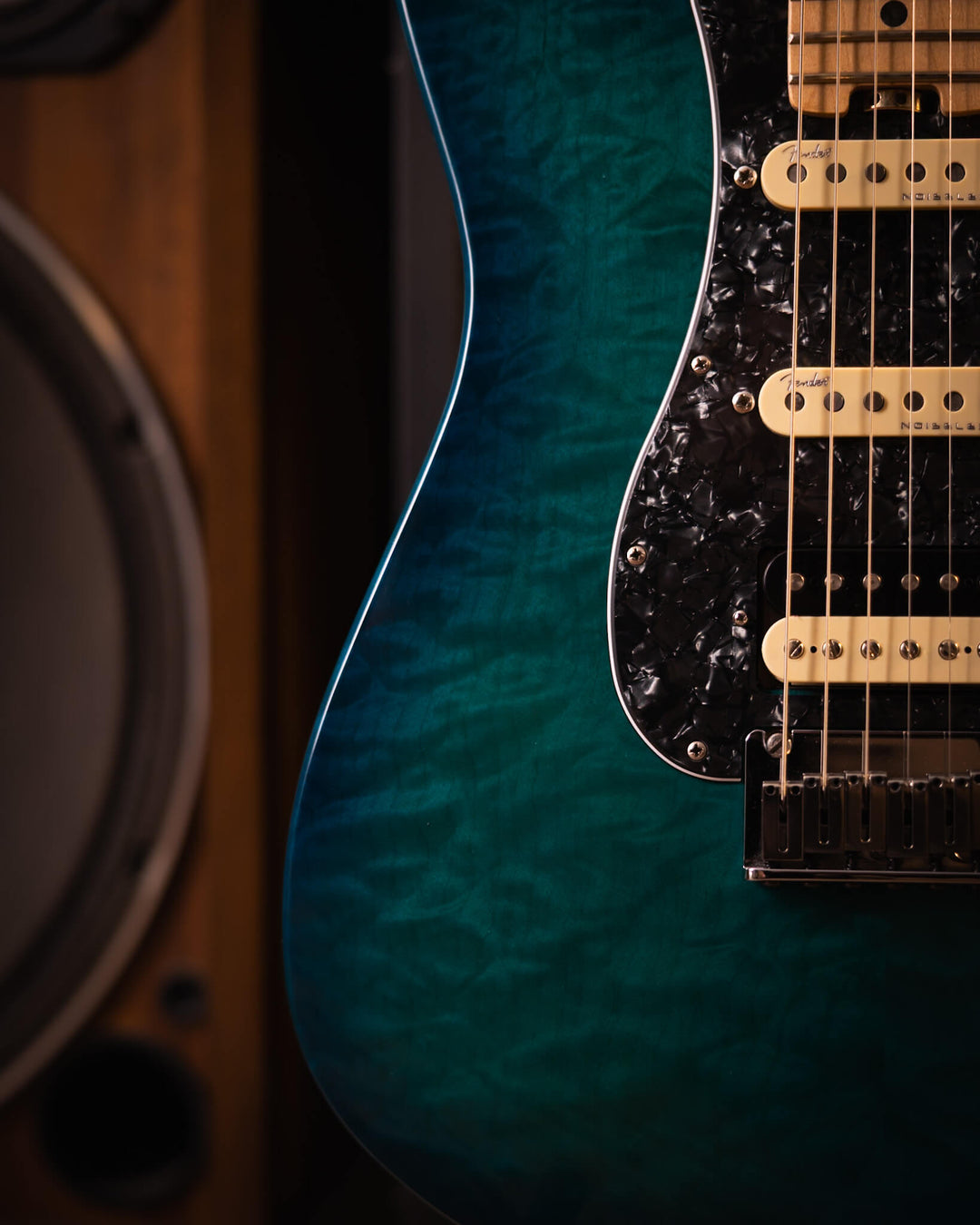 Fender American Elite Stratocaster LTD QMT Aqua Marine Metallic 2019