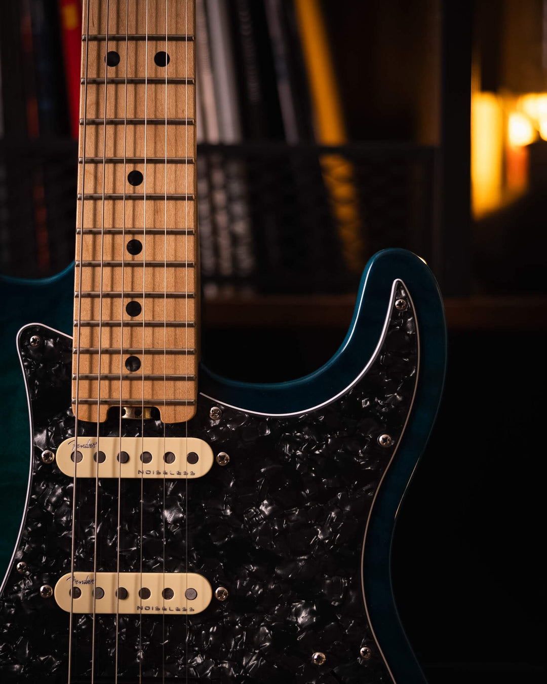 Fender American Elite Stratocaster LTD QMT Aqua Marine Metallic 2019