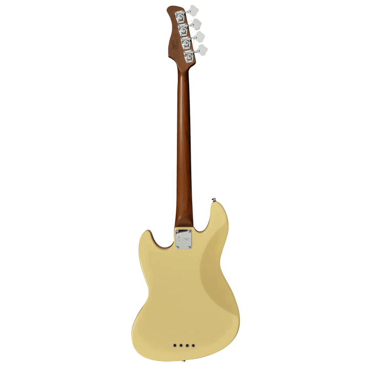 Sire V5 Vintage White (2nd Gen) - Bajo Eléctrico | Si me hubiesen mostrado los bajos Sire guiándonos solamente por el precio, habría tenido muchas dudas sobre qué tan buenos serían. Afortunadamente, tuve la oportunidad de ver uno y tocarlo sin saber cuánt