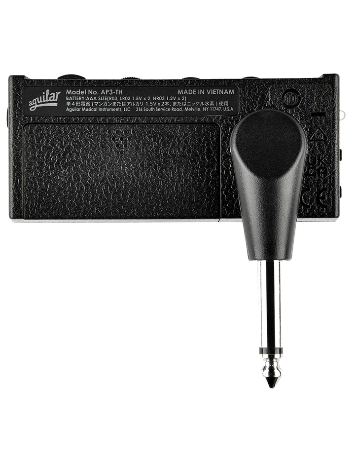 Aguilar amPlug3 Tone Hammer® - Amplificador de audífonos para bajo | Inspirado en su icónico homónimo, el amPlug3 Tone Hammer® incorpora el sonido cálido, rico y dinámico del amplificador Tone hammer en la plataforma amPlug 3 compacta y portátil: perfecta
