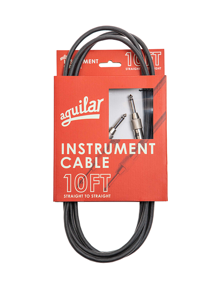 Aguilar INST10SS 3 mts - Cable de Instrumento | Descubra la vanguardia del sonido con los cables para instrumentos de Aguilar, diseñados por expertos para el músico profesional. Diseñados por y para bajistas, combinan un sonido excelente, una calidad de c