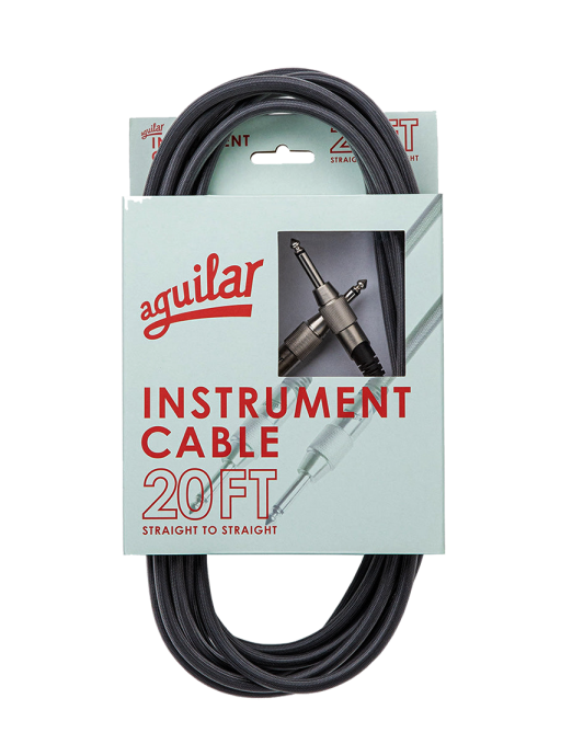 Aguilar INST20SS 6 mts - Cable de Instrumento | Descubra la vanguardia del sonido con los cables para instrumentos de Aguilar, diseñados por expertos para el músico profesional. Diseñados por y para bajistas, combinan un sonido excelente, una calidad de c
