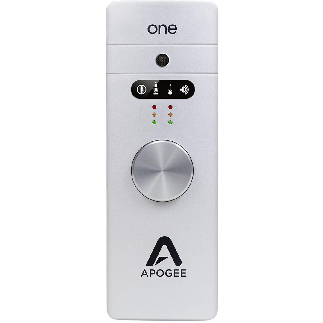 Apogee One for Mac, IPad, IPhone - Interfaz de Audio | Apogee Una es una interfaz de audio USB portátil todo en uno que le brinda todo lo que necesita para realizar grabaciones profesionales sobre la marcha. Conecta un micrófono, guitarra o utiliza el exc