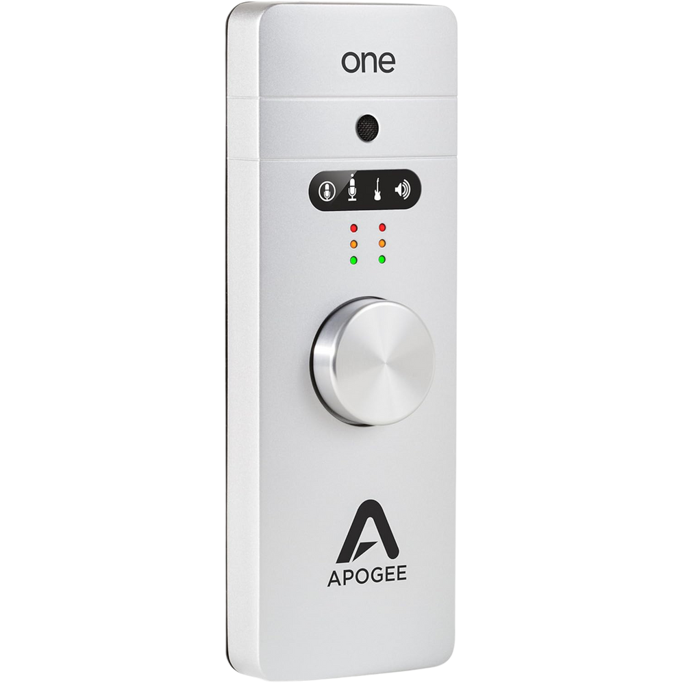Apogee One for Mac, IPad, IPhone - Interfaz de Audio | Apogee Una es una interfaz de audio USB portátil todo en uno que le brinda todo lo que necesita para realizar grabaciones profesionales sobre la marcha. Conecta un micrófono, guitarra o utiliza el exc