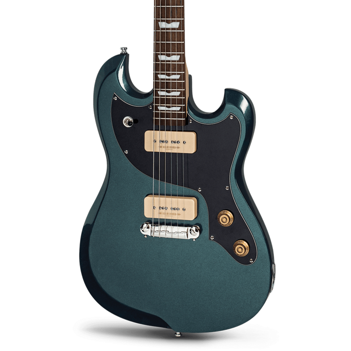Baum Carve Vega Glacier Blue - Guitarra Eléctrica | Presentamos el nuevo Carve VEGA 2024. La guitarra Carve viene con el carisma y el tono que hicieron la primer Carvepopular.Un tono de voz vintage con una respuesta dinámica rápida y directa a tu tocar. A