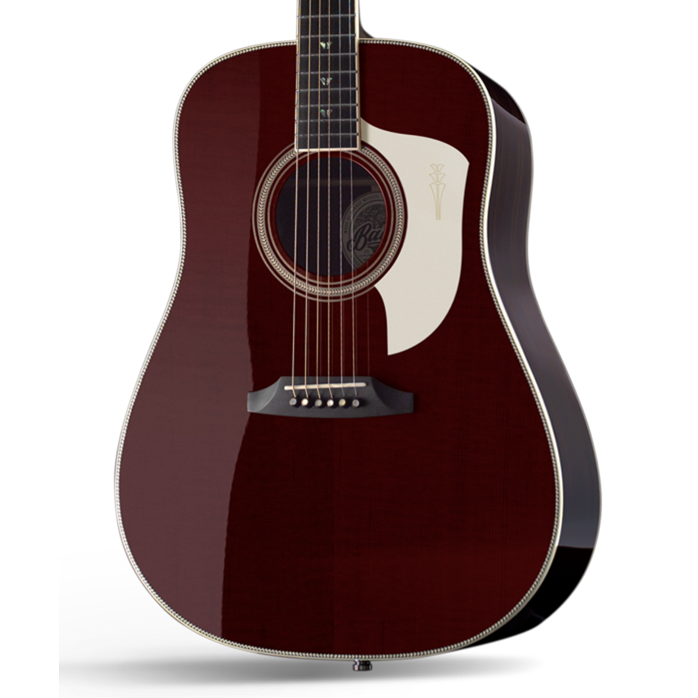 Baum Leaper Stage Deep Burgundy - Guitarra Electroacústica