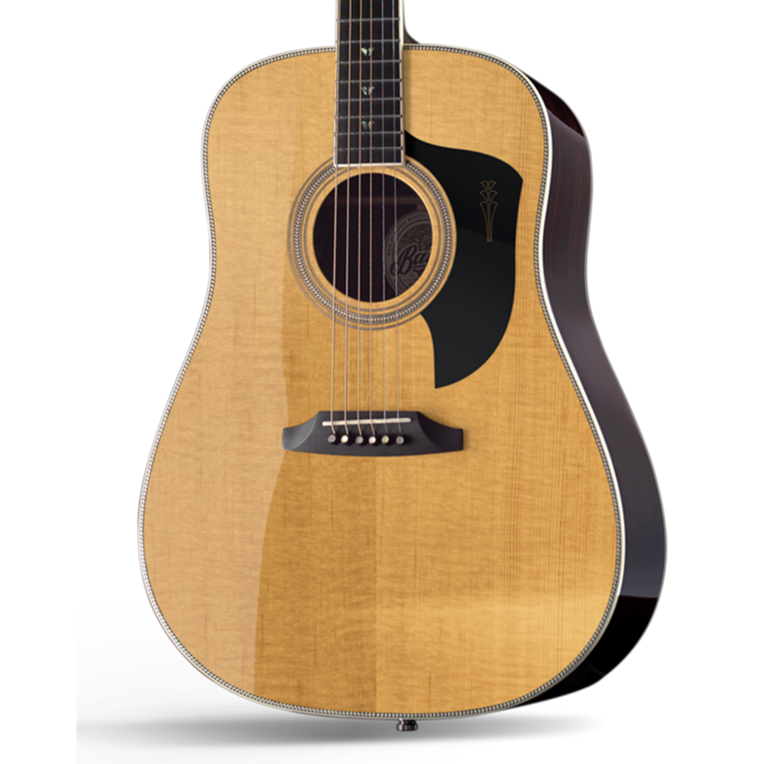 Baum Leaper Stage Natural Vintage - Guitarra Electroacústica | Baum presenta la mejor guitarra acústica.La Leaper Stage está hecha de maderas de tono de primera calidad, diseñada con nuestra atención al detalle, y tiene nuestra cómoda forma de cuello en C