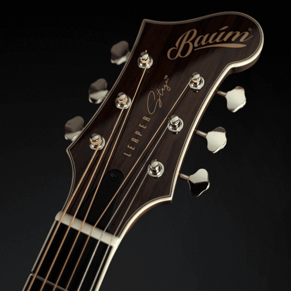 Baum Leaper Stage Natural Vintage - Guitarra Electroacústica | Baum presenta la mejor guitarra acústica.La Leaper Stage está hecha de maderas de tono de primera calidad, diseñada con nuestra atención al detalle, y tiene nuestra cómoda forma de cuello en C