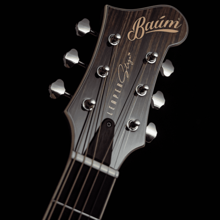 Baum Leaper Stage Pure Black - Guitarra Electroacústica | Baum presenta la mejor guitarra acústica.La Leaper Stage está hecha de maderas de tono de primera calidad, diseñada con nuestra atención al detalle, y tiene nuestra cómoda forma de cuello en C de B