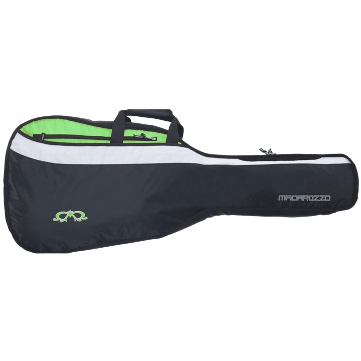Madarozzo Essential G008 - Funda de Guitarra Eléctrica | Funda MADAROZZO G008, guitarra eléctrica, Essential. 2 colores disponibles: Negro/verde (Black/Apple), negro/gris (Black/Grey) G008-Series Features:• Funda de guitarra 8mm de relleno• Poliéster 420D