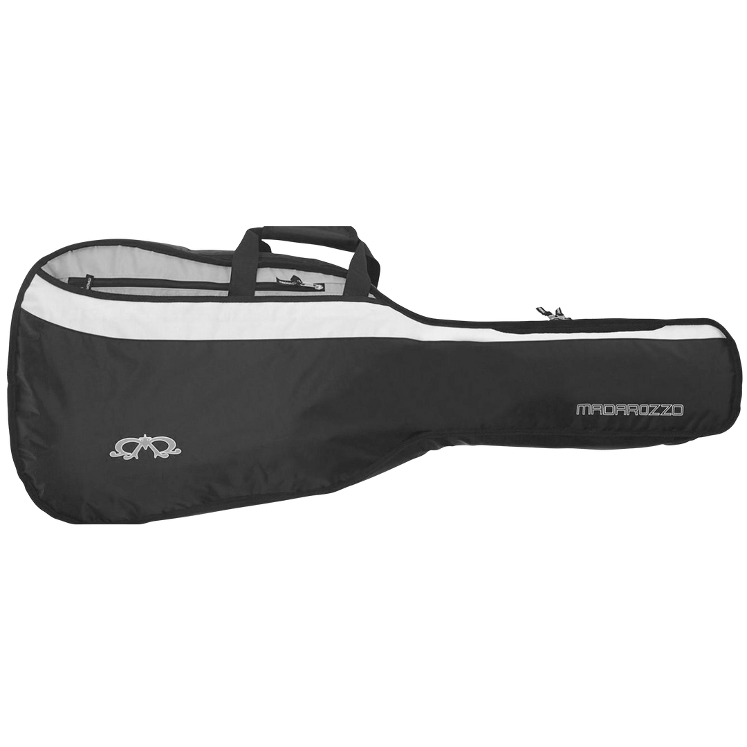 Madarozzo Essential G008 - Funda de Guitarra Eléctrica | Funda MADAROZZO G008, guitarra eléctrica, Essential. 2 colores disponibles: Negro/verde (Black/Apple), negro/gris (Black/Grey) G008-Series Features:• Funda de guitarra 8mm de relleno• Poliéster 420D