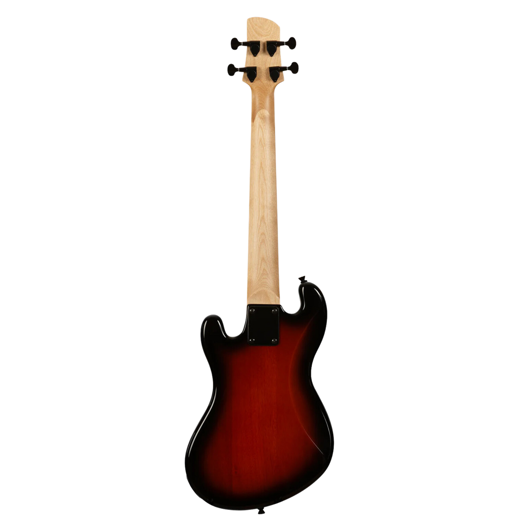 Ubass Kala Solid Body 4-String Sunburst - Bajo Eléctrico | Inspirado en la serie original California U•BASS®, este innovador bajo de escala corta ofrece una nueva visión del U•BASS®. El U•BASS® de cuerpo sólido de Kala presenta una elegante forma de cuerp