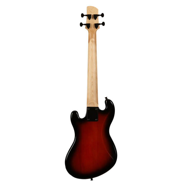 Ubass Kala Solid Body 4-String Sunburst - Bajo Eléctrico | Inspirado en la serie original California U•BASS®, este innovador bajo de escala corta ofrece una nueva visión del U•BASS®. El U•BASS® de cuerpo sólido de Kala presenta una elegante forma de cuerp