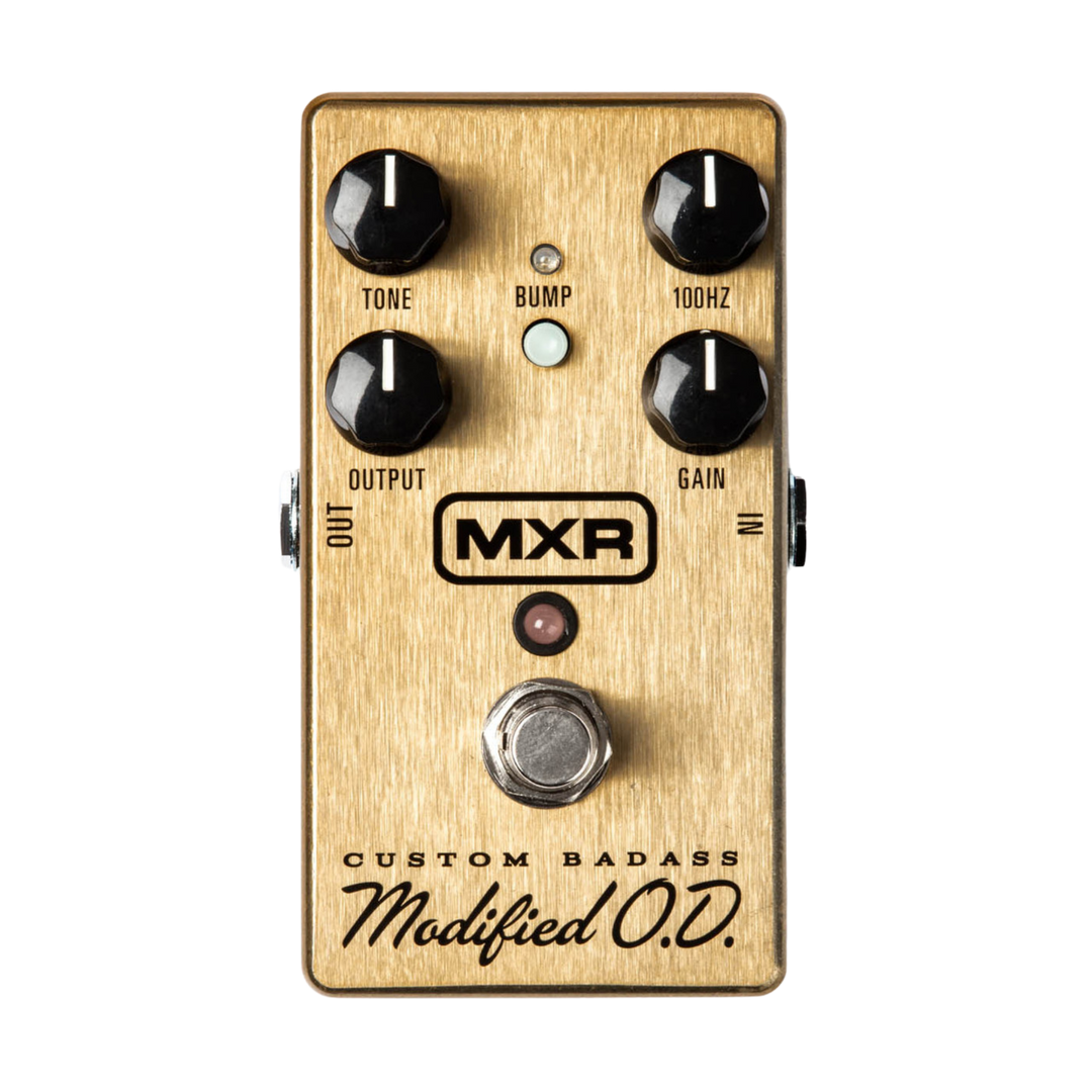 MXR® CUSTOM BADASS™ MODIFIED OVERDRIVE - Pedal de Guitarra | Este pedal cuenta con un circuito de overdrive clásico que se ha actualizado con un control de 100HZ y un interruptor de golpe para mejorar el rendimiento y la versatilidad. El Custom Badass Mod