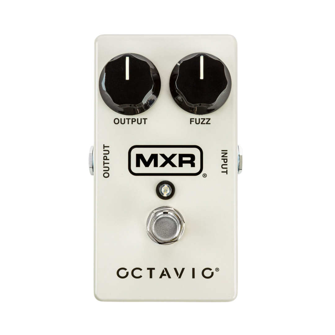 MXR® OCTAVIO® FUZZ - Pedal de Guitarra o Bajo | Explore los confines más lejanos de la saturación de silicio en un recipiente confiable con el MXR Octavio Fuzz. Simplemente configure los controles Level y Fuzz al volumen e intensidad que desee, y permita