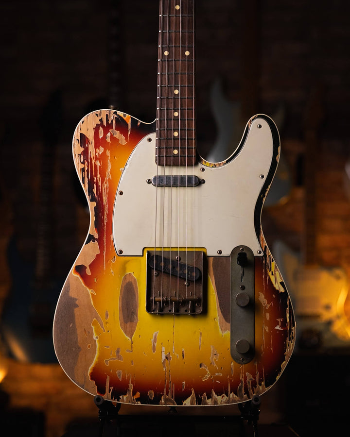 Nash guitars T63 3-Tone Burst Heavy Relic 2016