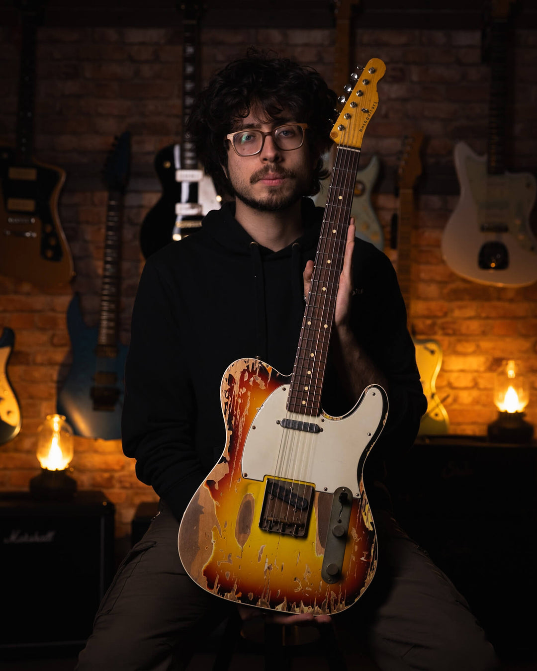 Nash guitars T63 3-Tone Burst Heavy Relic 2016