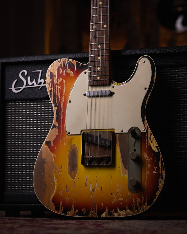 Nash guitars T63 3-Tone Burst Heavy Relic 2016