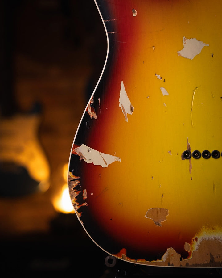 Nash guitars T63 3-Tone Burst Heavy Relic 2016