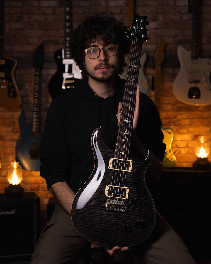 PRS Custom 22 20th Anniversary Trans Black 10 Top 2005