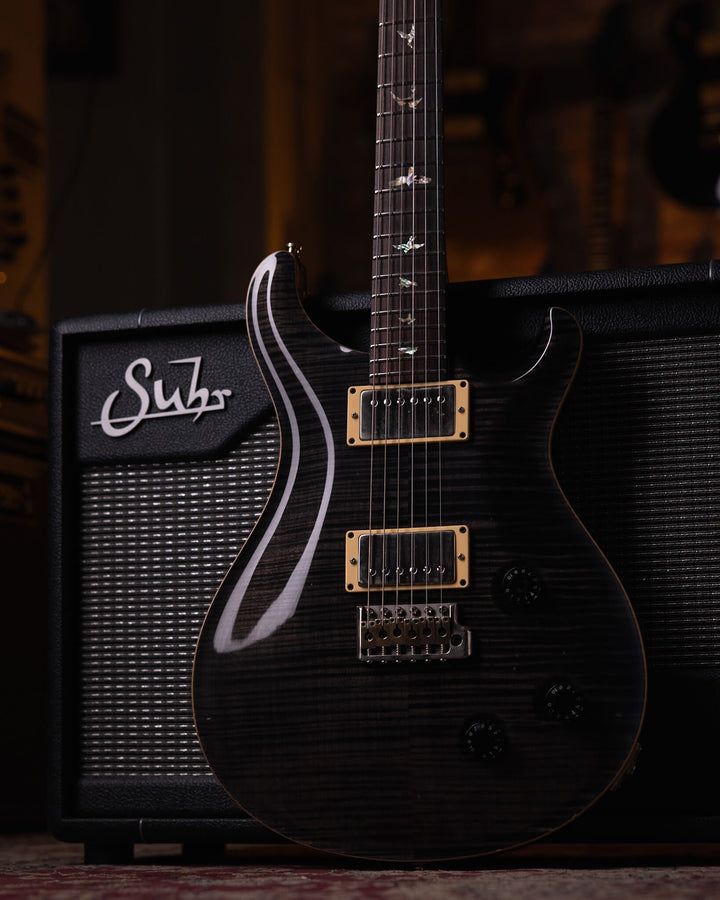 PRS Custom 22 20th Anniversary Trans Black 10 Top 2005