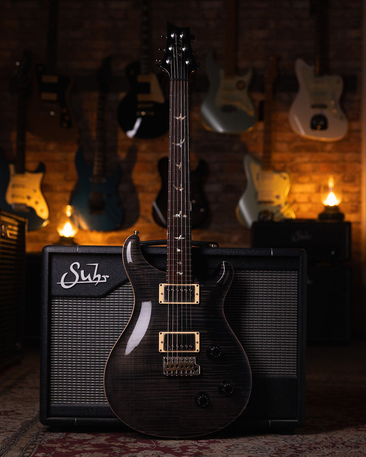PRS Custom 22 20th Anniversary Trans Black 10 Top 2005